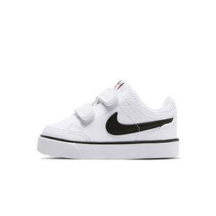 【攀登】Nike Capri 3 透气魔术贴舒适 低帮 板鞋 白色 婴幼童
