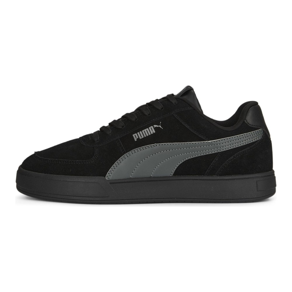 PUMA 板鞋 男女通用 低帮 系带 防滑耐磨 圆头 黑色 四季通用