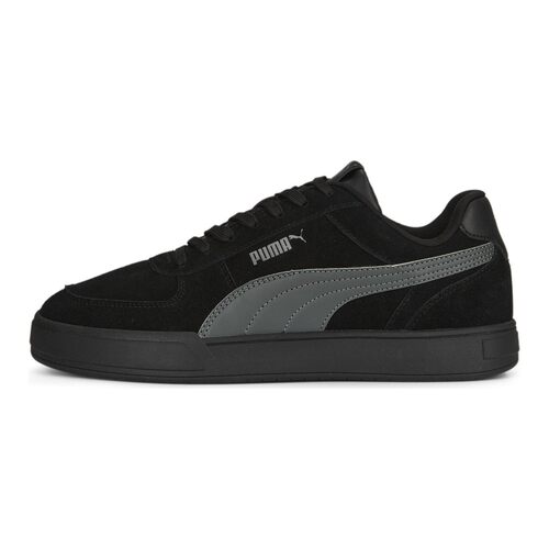 PUMA 板鞋 男女通用 低帮 系带 防滑耐磨 圆头 黑色 四季通用