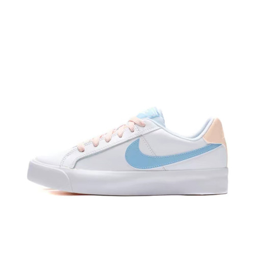 Nike Court Royale AC 低帮 板鞋 女款 蓝白粉