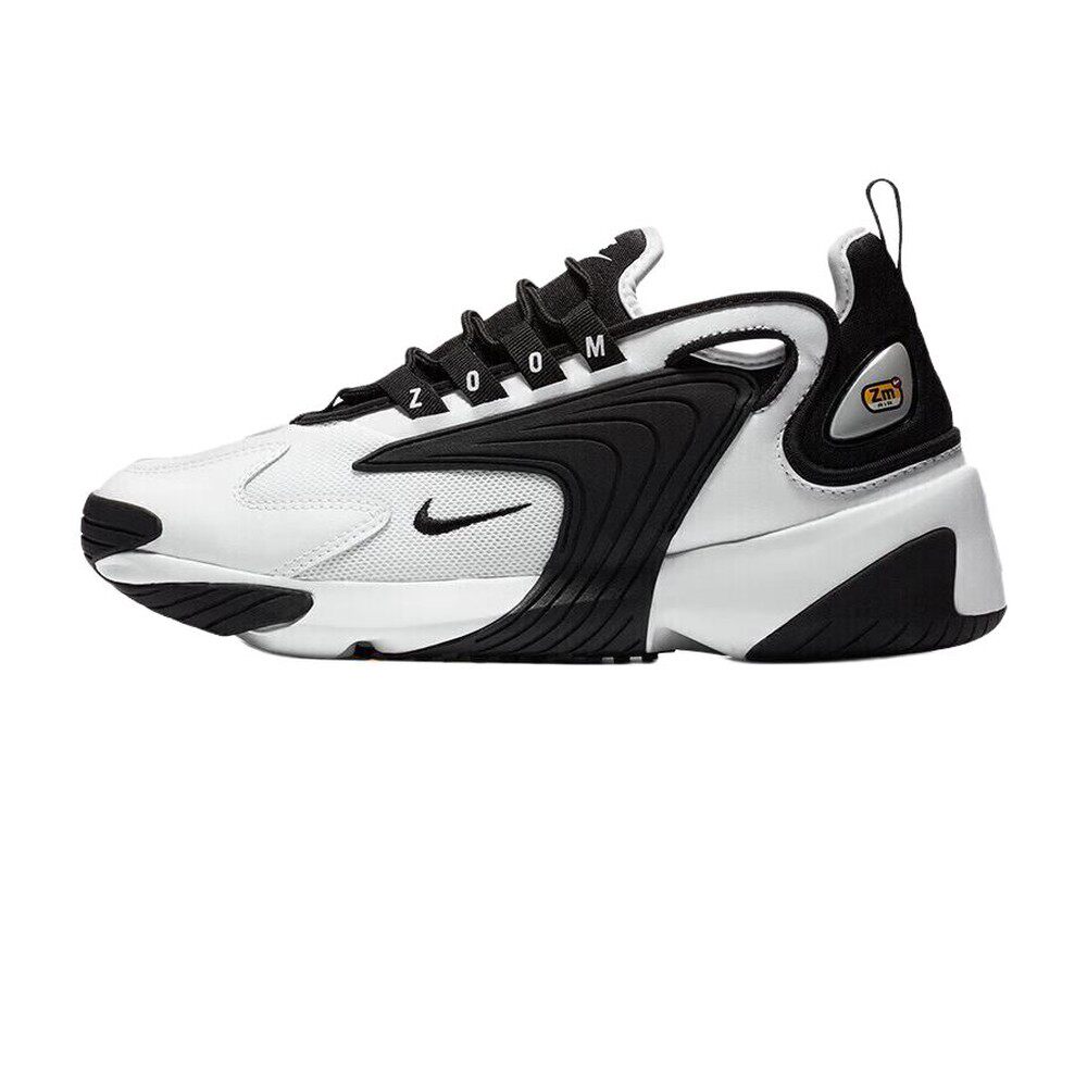 【攀登】 Nike 生活休闲鞋 圆头 黑色 白色 防滑耐磨 低帮 坡跟