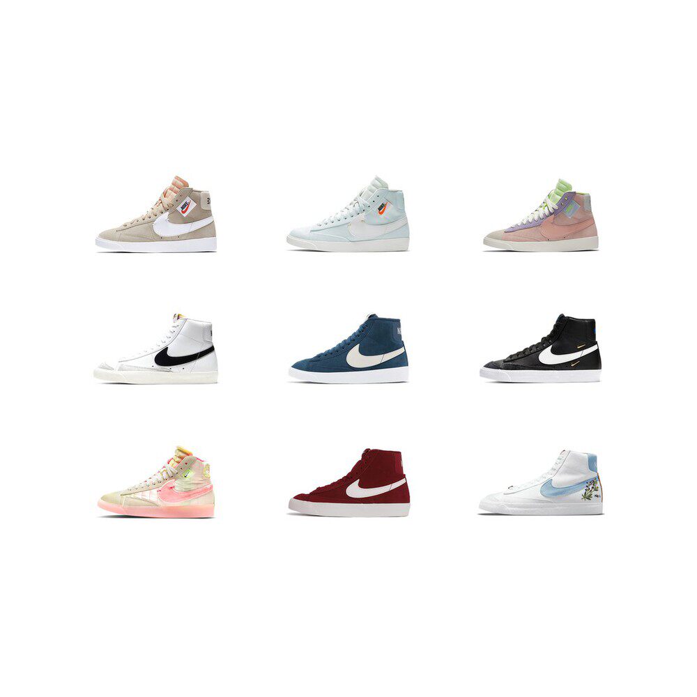 【攀登】NikeBlazer'77经典百搭复古时尚薄底中帮休闲板鞋女款