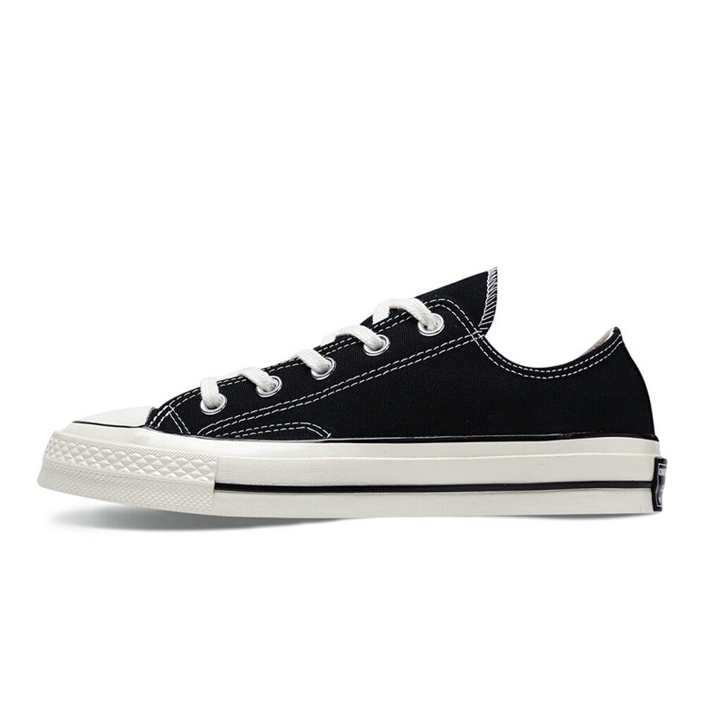 【攀登】 Converse 帆布鞋 平跟 黑色 男女通用 系带 四季通用