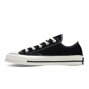 【攀登】 Converse 帆布鞋 平跟 黑色 男女通用 系带 四季通用