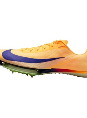 【攀登】 Nike 跑步鞋 男 圆头 塑胶跑道 回弹 系带 春秋 橙色