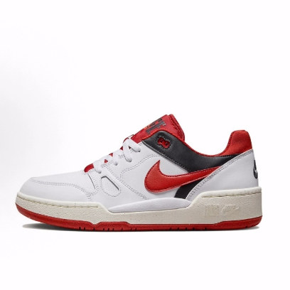 Nike Full Force Low 低帮 板鞋 男款 白红