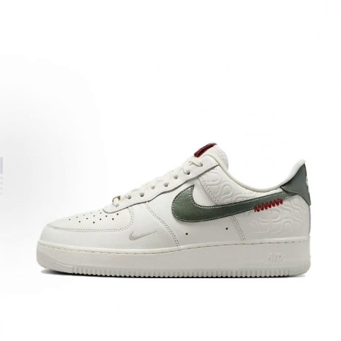 Nike Air Force 1空军一号轻便板鞋男款白绿