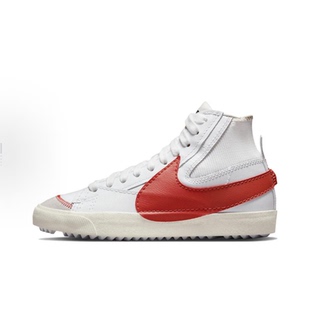 Nike Blazer Mid '77 Jumbo 轻便 中帮 板鞋 男女同款 白红色