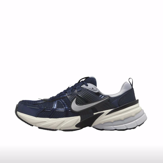 Nike V2K Run 圆头舒适耐磨透气 低帮 休闲跑步鞋男款蓝色