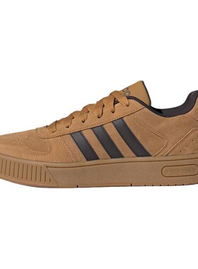 【攀登】 adidas 板鞋 低帮 黑色 棕色 防滑耐磨 男女通用 皮革