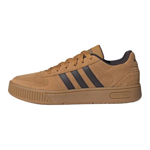 【攀登】 adidas 板鞋 低帮 黑色 棕色 防滑耐磨 男女通用 皮革