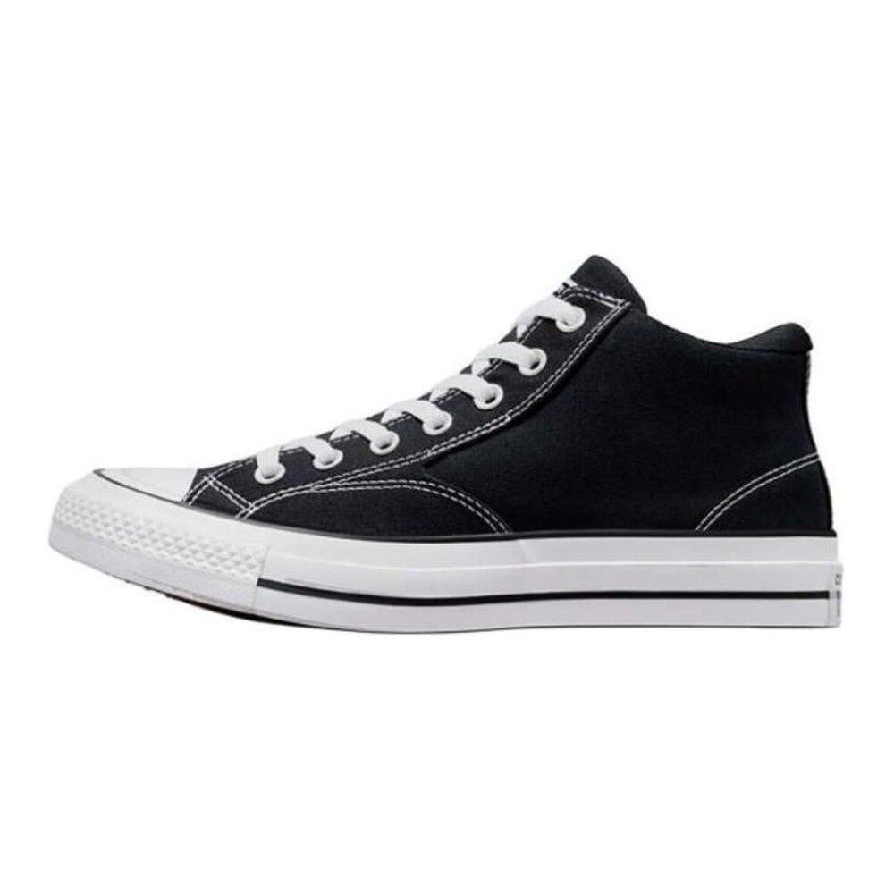 Converse 帆布鞋 男女通用 四季通用 圆头 平跟 中帮 黑色