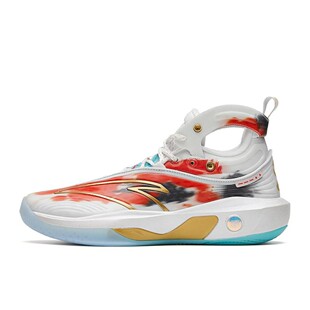 Anta安踏KT8锦鲤舒适百搭织物减震防滑耐磨高帮篮球 攀登