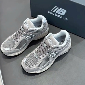 New Balance NB 2002R 减震透气 低帮 跑步鞋 男女同款 元祖灰