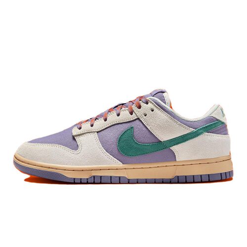 【攀登】 Nike 板鞋 平跟 绒面革 圆头 白色 耐磨透气 系带 低帮