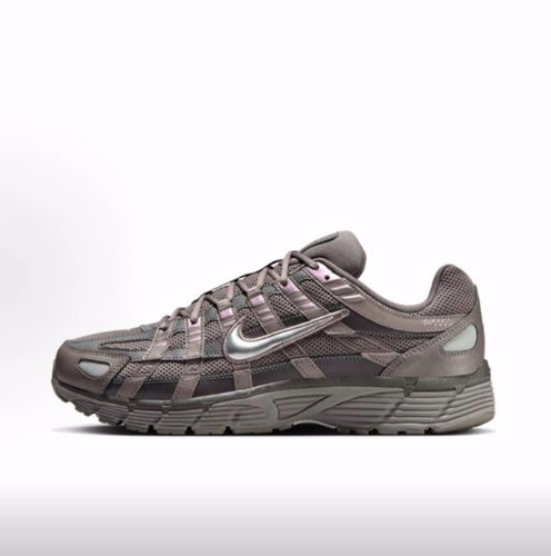 Nike P-6000 舒适百搭防滑耐磨低帮休闲城市通勤跑步鞋男款灰褐色