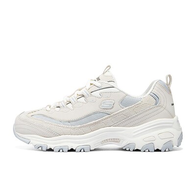 【攀登】 Skechers/斯凯奇 老爹鞋 白色 四季通用 系带 低帮 平跟