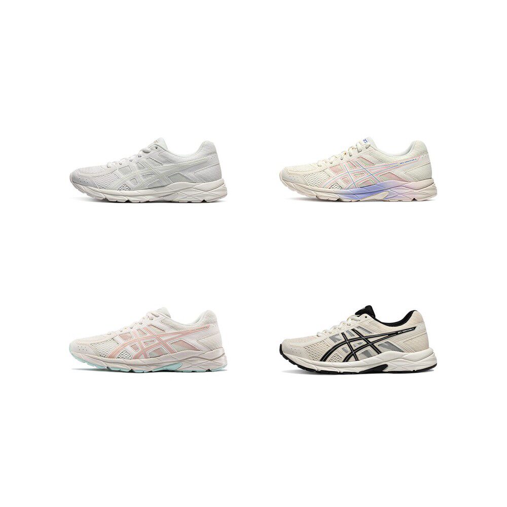 【攀登】AsicsGel-Contend4清新舒适入门织物合成革低帮跑步鞋