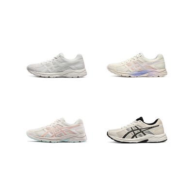 【攀登】AsicsGel-Contend4清新舒适入门织物合成革低帮跑步鞋