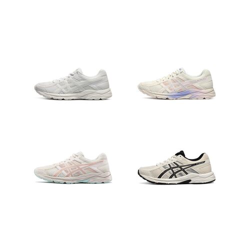 【攀登】AsicsGel-Contend4清新舒适入门织物合成革低帮跑步鞋