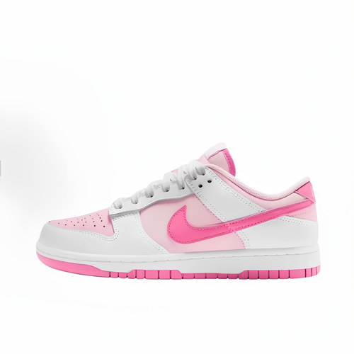 Nike舒适百搭低帮板鞋女款粉白