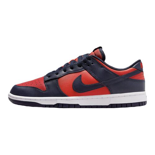 Nike 板鞋 系带 低帮 四季通用 平跟 皮革 男 防滑耐磨 红色 圆头