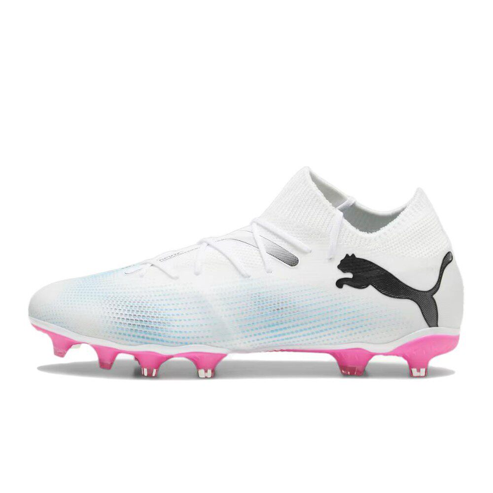 PUMA 足球鞋 系带 白色 男女通用 平跟 圆头 防滑耐磨 四季通用