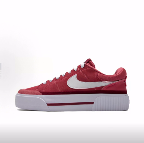 Nike Court Legacy 舒适 低帮 板鞋 女款 红色