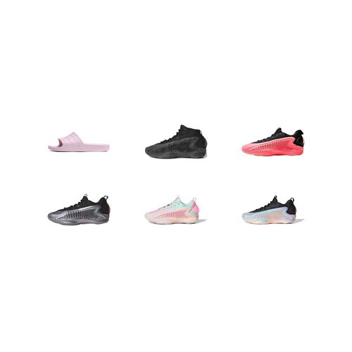 【攀登】adidasA.E.1圆头系带中帮低帮篮球鞋减震防滑耐磨限定