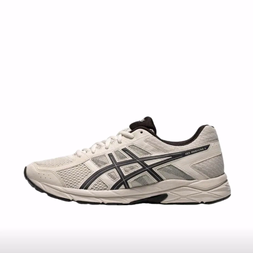 ASICS Gel-Contend 4 轻便舒适减震耐磨透气 低帮跑步鞋 男款灰色
