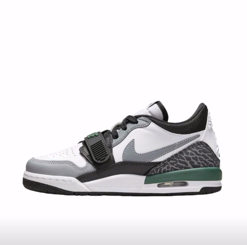 Jordan Legacy 312 LOW GS大童 防滑耐磨 低帮 儿童篮球鞋 白灰绿