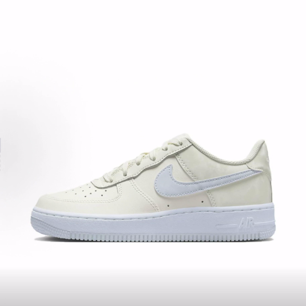 Nike Air Force 1 Low 皮革 舒适百搭 耐磨 低帮 儿童板鞋 米蓝色,运动鞋new,板鞋,淘宝优惠券,粉丝福利购,淘宝优惠卷
