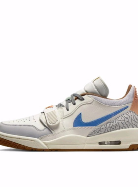 JordanLegacy312LowSailRoyal低帮篮球鞋男款米粽灰褐爆裂纹龙年