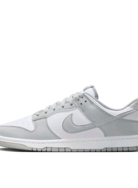 Nike Dunk LOW RETRO 舒适百搭薄底防滑耐磨低帮板鞋男女同款白色