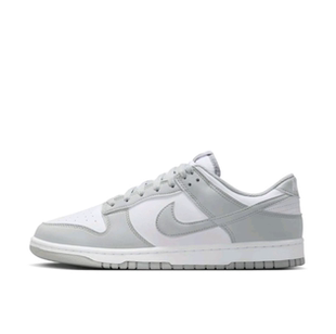 Nike Dunk LOW RETRO 舒适百搭薄底防滑耐磨低帮板鞋男女同款白色