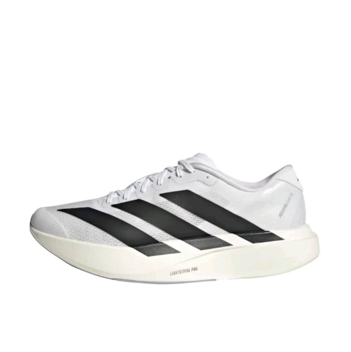adidas Adizero Evo SL 运动舒适减震耐磨 低帮跑步鞋 男款 白黑