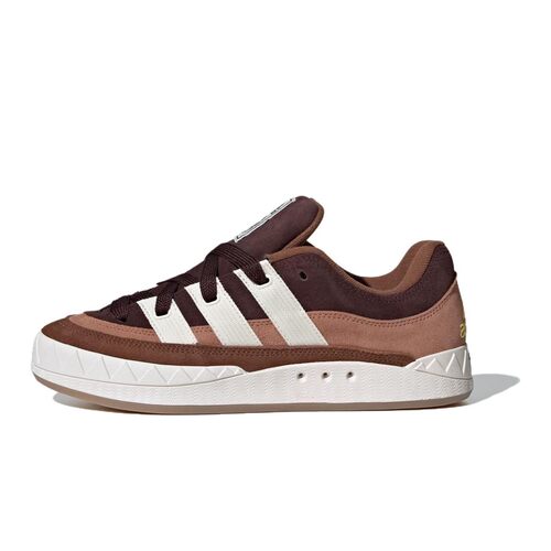 【攀登】 adidas 板鞋 圆头 褐色 减震耐磨 皮革 四季通用 低帮