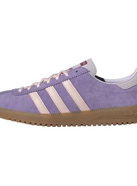 adidas originals 板鞋 低帮 春秋 防滑耐磨 平跟 圆头 紫色