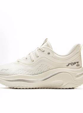 LiNing李宁 SOFT GO 2 WMS 百搭舒适厚底 低帮 生活休闲鞋 女款