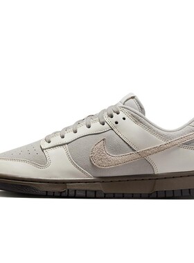 【攀登】 Nike 板鞋 织物皮革 圆头 男女通用 低帮 灰色 四季通用