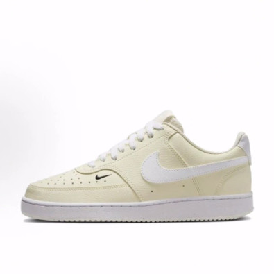 Nike Court Vision Low Next Nature 低帮 板鞋 女款 白黄