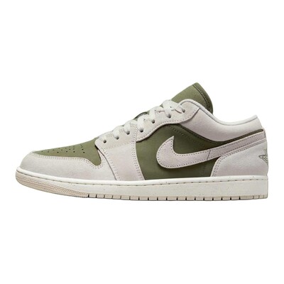 【攀登】 Jordan 复古篮球鞋 低帮 白色 绿色 系带 耐磨 男女通用