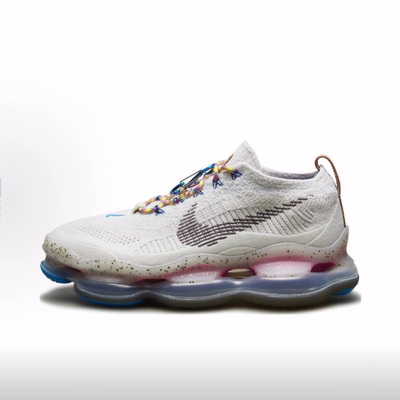 Nike Air Max Scorpion FK 运动舒适 耐磨中帮生活休闲鞋男款白灰