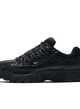 【攀登】 Nike 跑步鞋 系带 减震透气 黑色 四季通用 PU 圆头