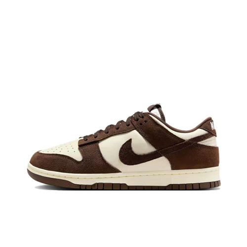 Nike Dunk Low 舒适薄底 防滑耐磨 低帮 板鞋 男女同款 白棕色
