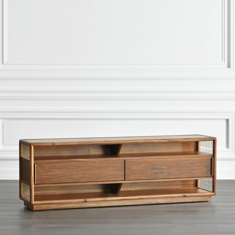 jolor原装进口实木家具北欧美式现代乡村montana电视柜视听餐边柜