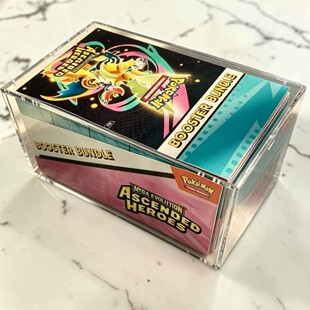 KD 宝可梦 Booster  Bundle  亚克力磁吸保护盒 展示盒 防尘