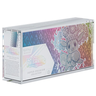 KD 宝可梦亚克力Prismatic Evolutions SPC磁吸保护盒 原盒收纳盒