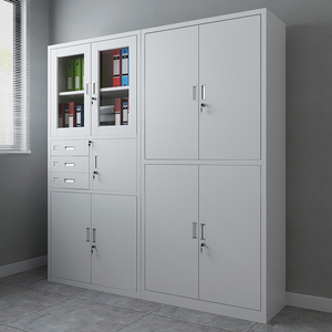 文件柜办公柜书柜资料整理柜档案柜铁皮柜子财务凭证柜带锁储物柜