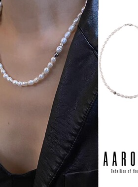 叠戴项链AARONX天然珍珠通用